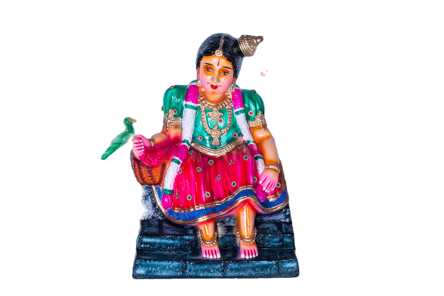 Bala Andal PM Paper Mache Golu Doll for Navaratri & Sankaranti – Swatika USA