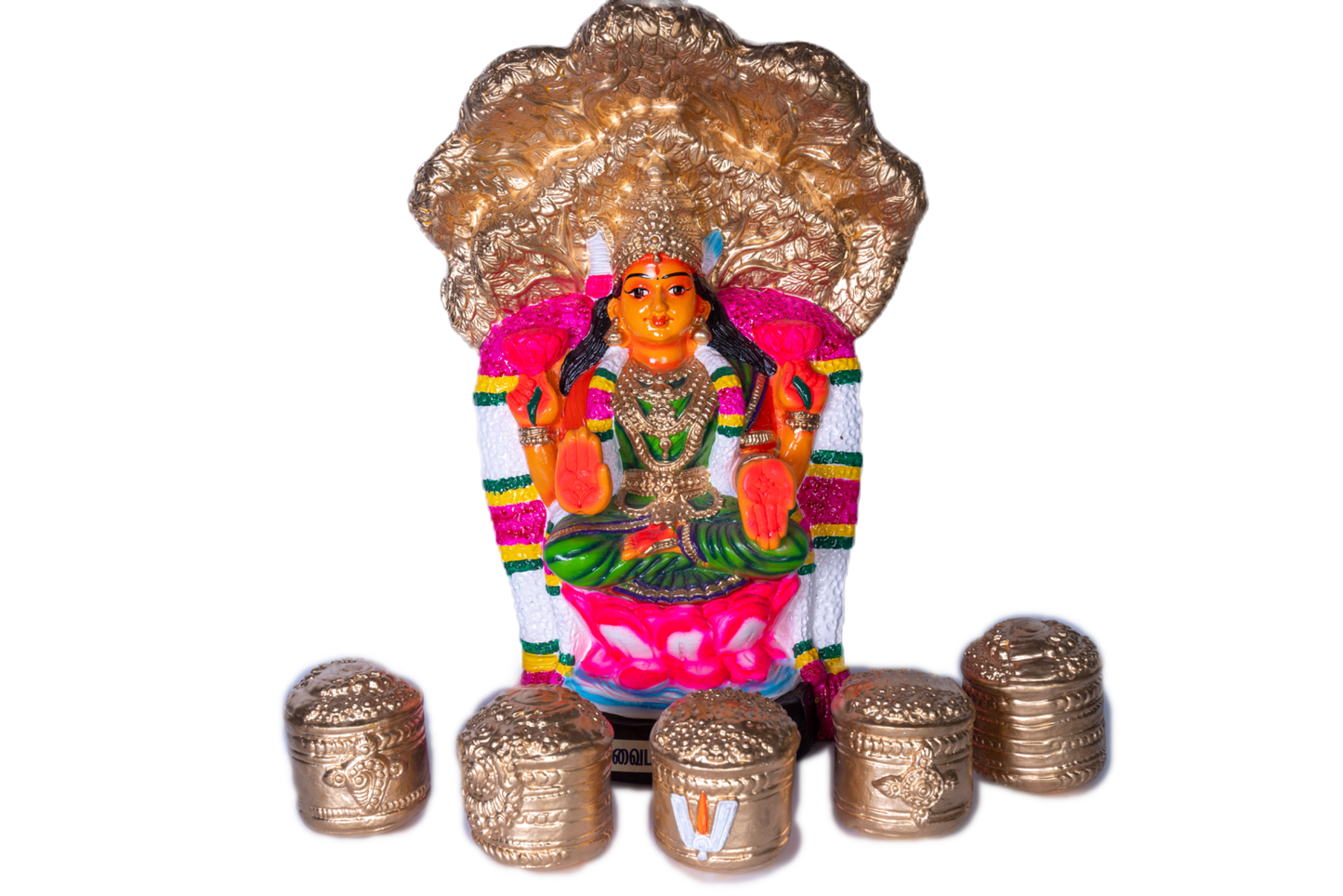 Vaibhava Lakshmi Paper Mache Golu Doll for Navaratri & Sankaranti – Swatika USA