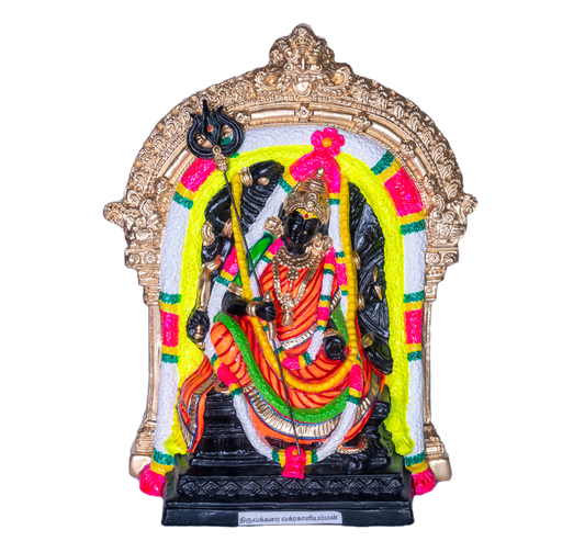 Vakra Kali Paper Mache Golu Doll for Navaratri & Sankaranti – Swatika USA