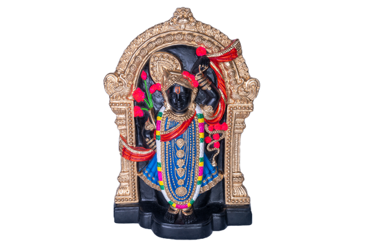 Big Dwaraka Krishnan Paper Mache Golu Doll for Navaratri & Sankaranti – Swatika USA