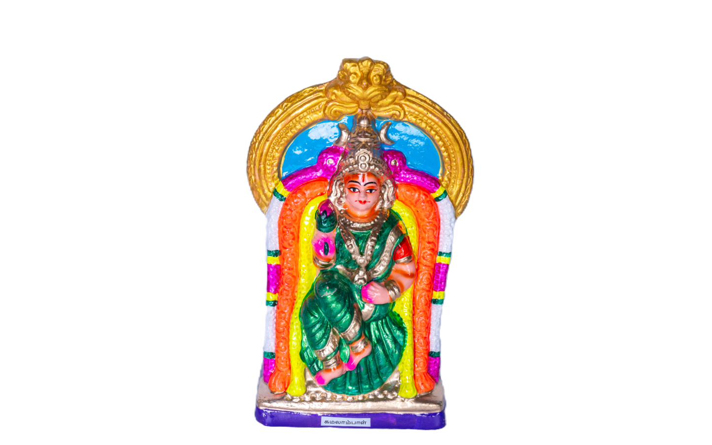Kamalambal Clay Golu Doll for Navaratri & Sankaranti – Swatika USA