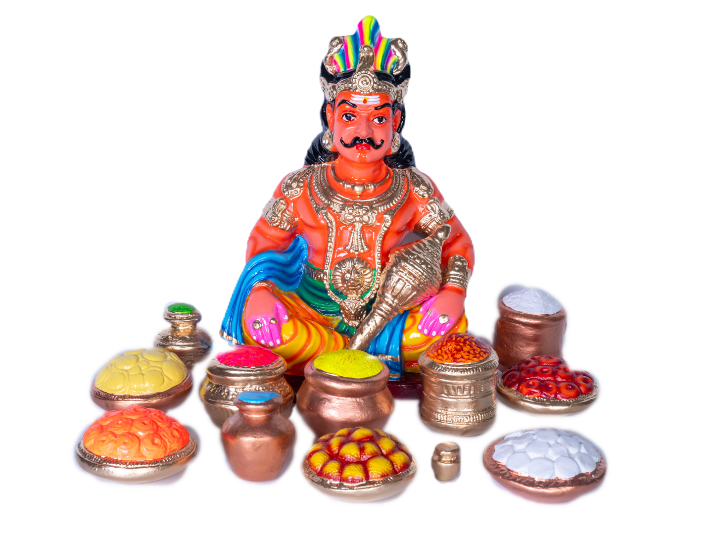 Maya Bazaar Paper Mache Golu Doll Set for Navaratri & Sankaranti – Swatika USA