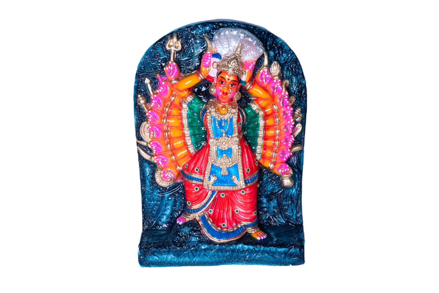 Saptha Shringi Matha Paper Mache Golu Doll for Navaratri & Sankaranti – Swatika USA