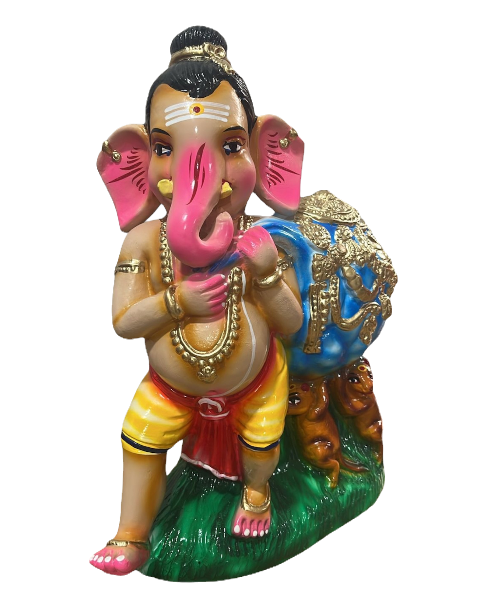 Kubera Ganapathy Paper Mache Golu Doll for Navaratri & Sankaranti – Swatika USA