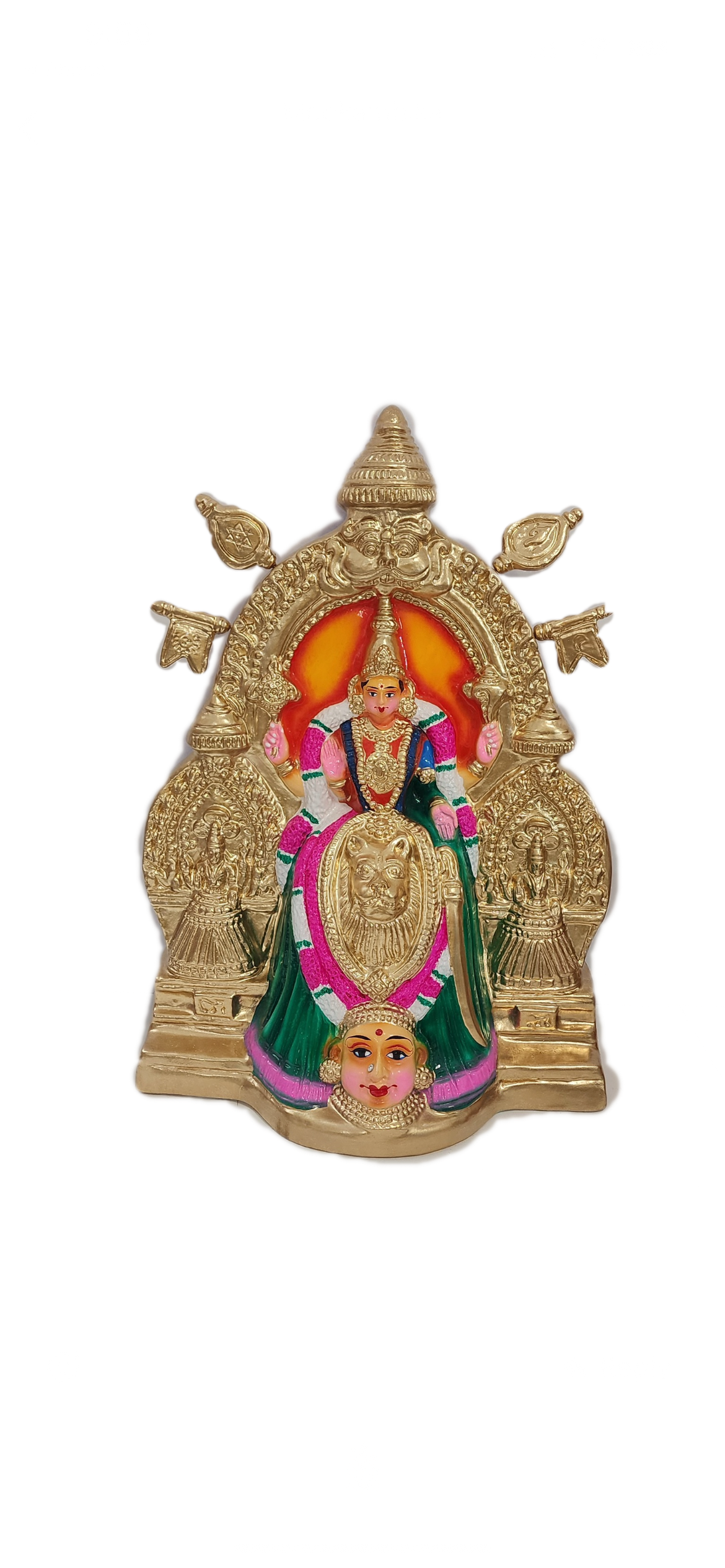 Moogambigai Paper Mache Golu Doll for Navaratri & Sankaranti – Swatika USA