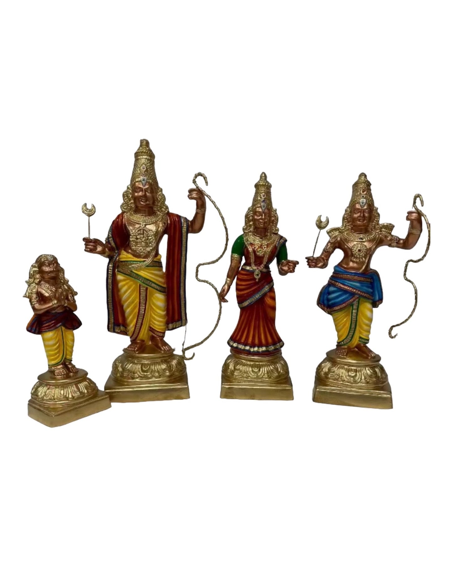 Vaduvur Ramar Set Paper Mache Golu Doll Set for Navaratri & Sankaranti – Swatika USA