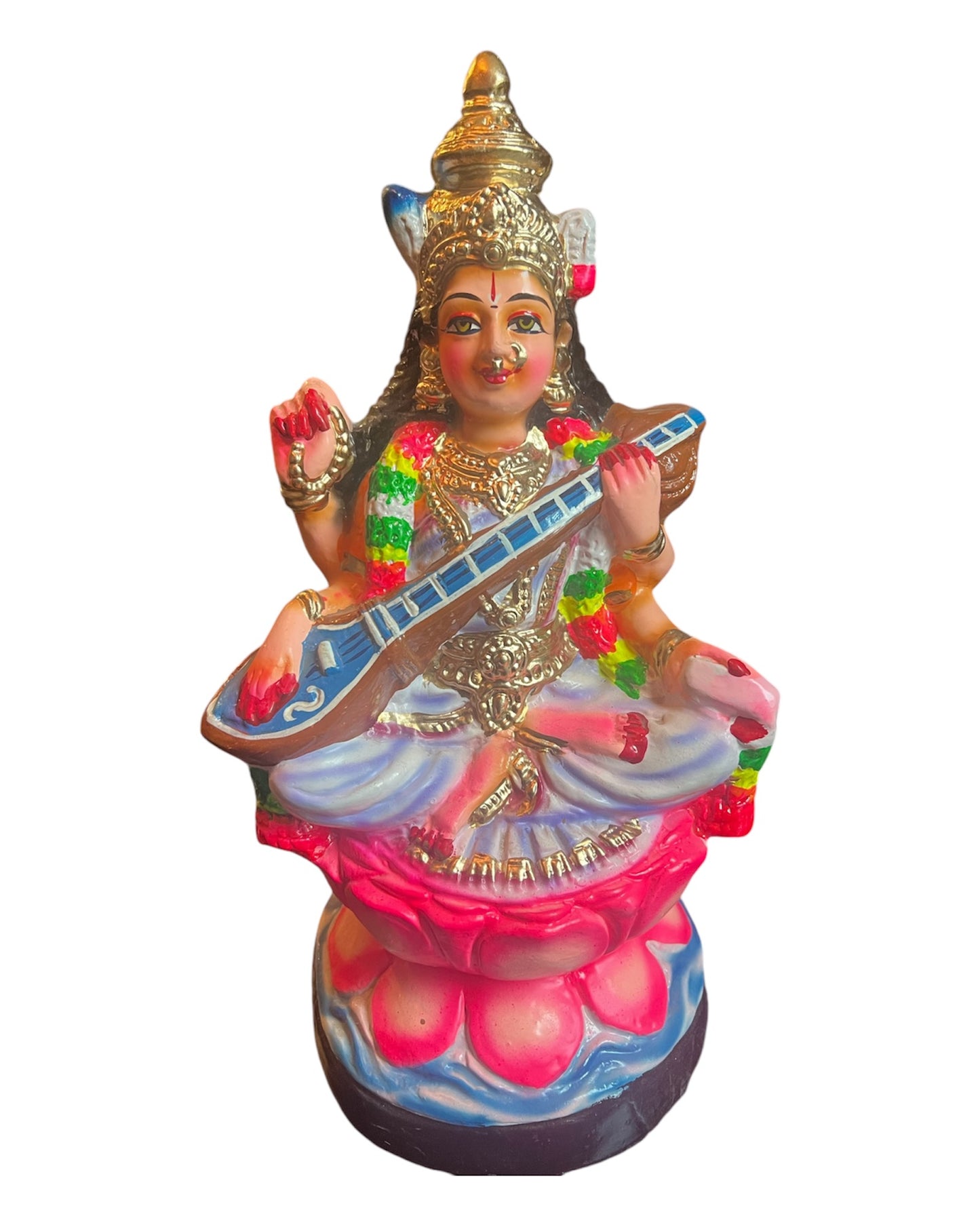 Saraswathi Paper Mache Golu Doll Set for Navaratri & Sankaranti – Swatika USA