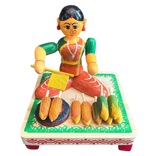 LADY WITH CORN