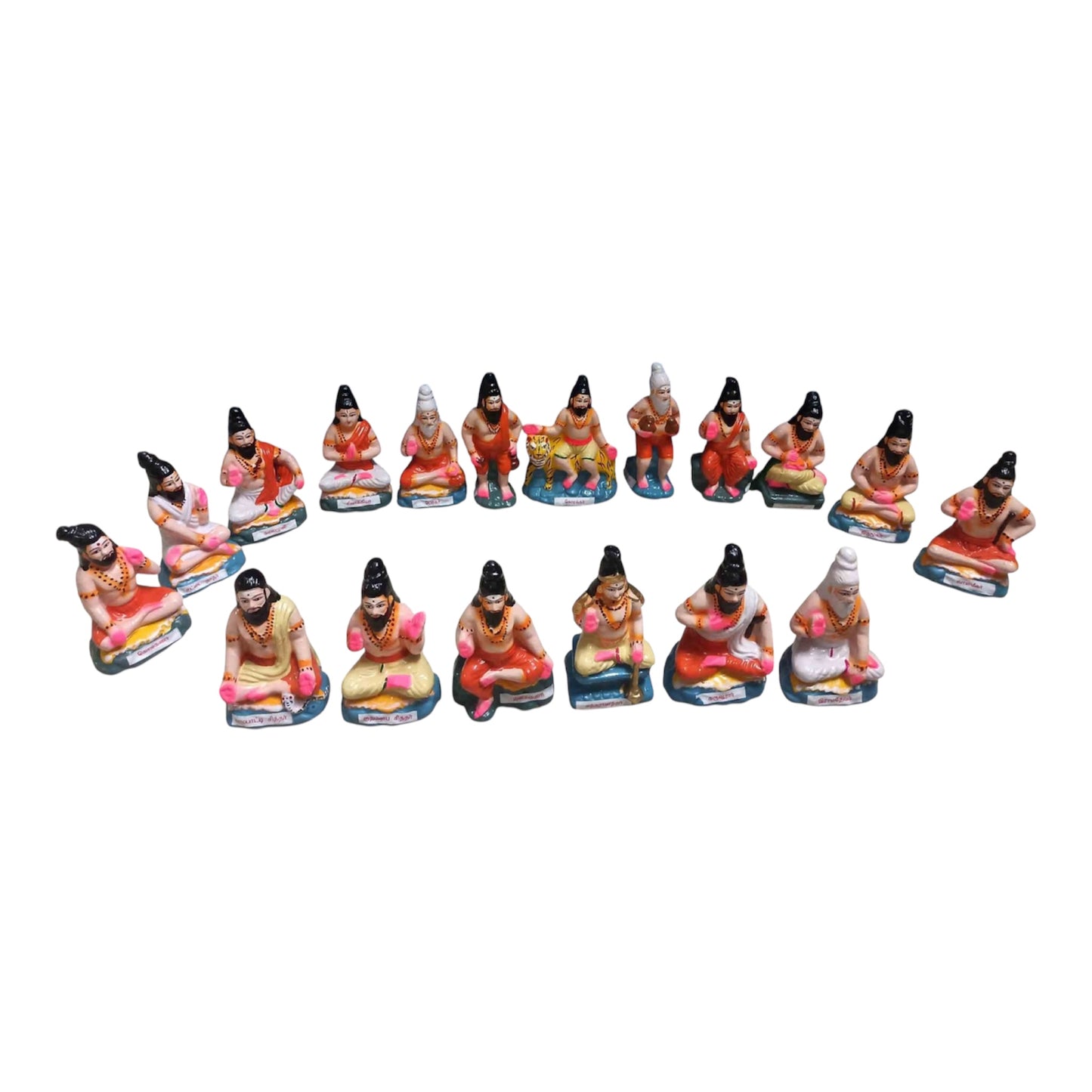 18 SIDDHARGAL Golu Doll Set for Navaratri & Sankaranti – Swatika USA