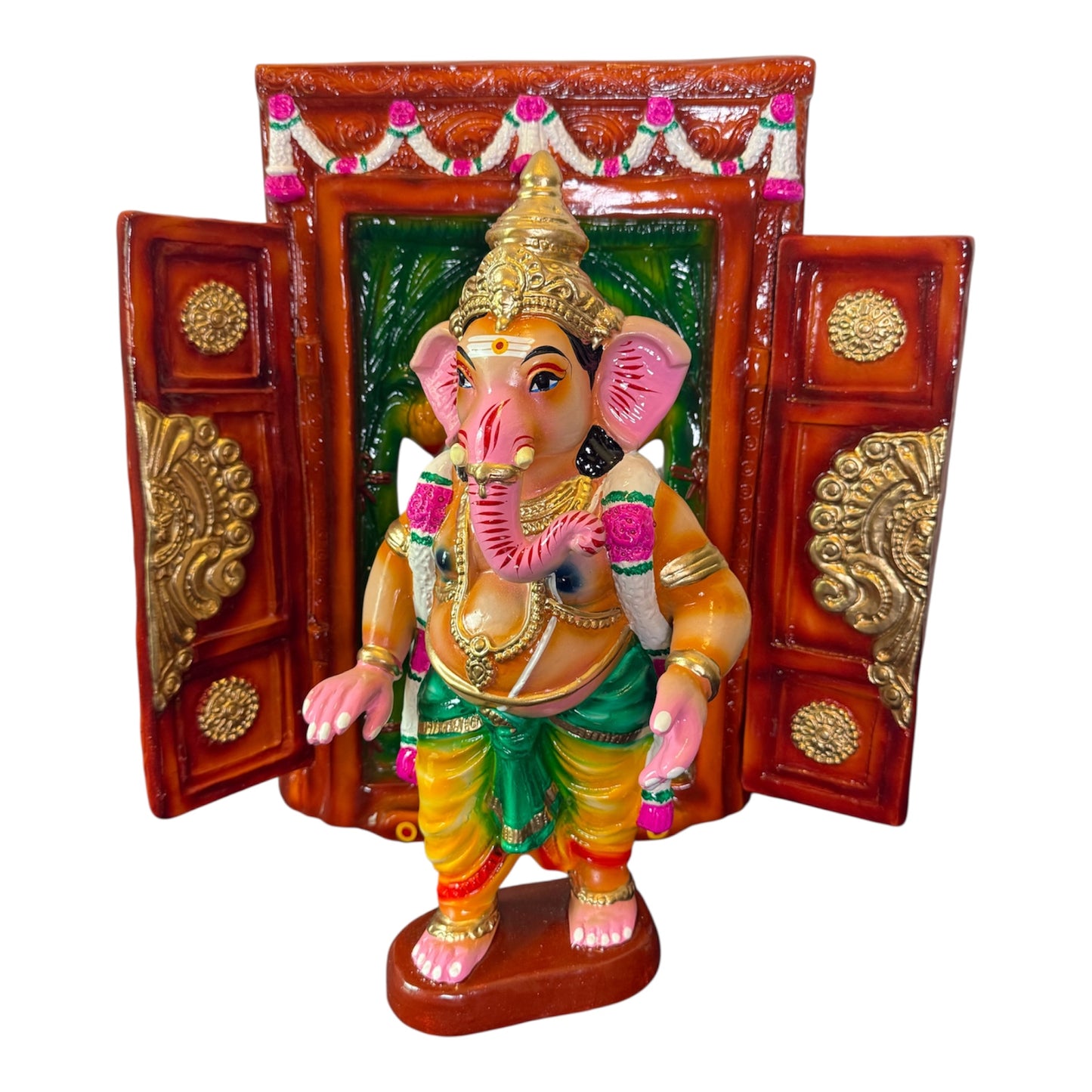 Vastu Ganapati Paper Mache Golu Doll Set for Navaratri & Sankaranti – Swatika USA