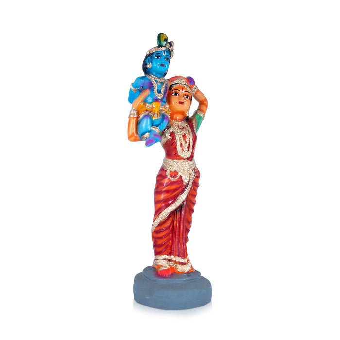 Yashoda Krishna Standing Paper Mache Golu Doll for Navaratri & Sankaranti – Swatika USA