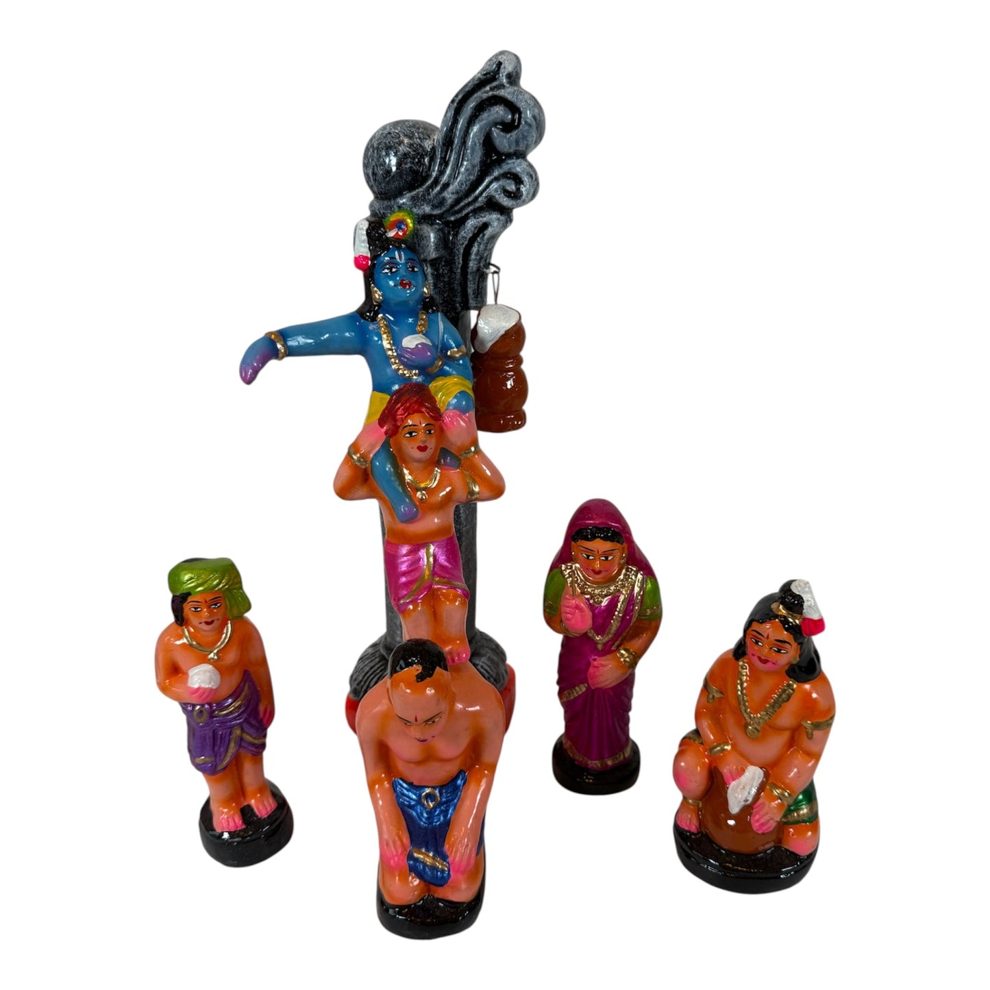Krishna Uri Clay Golu Doll Set for Navaratri & Sankaranti – Swatika USA