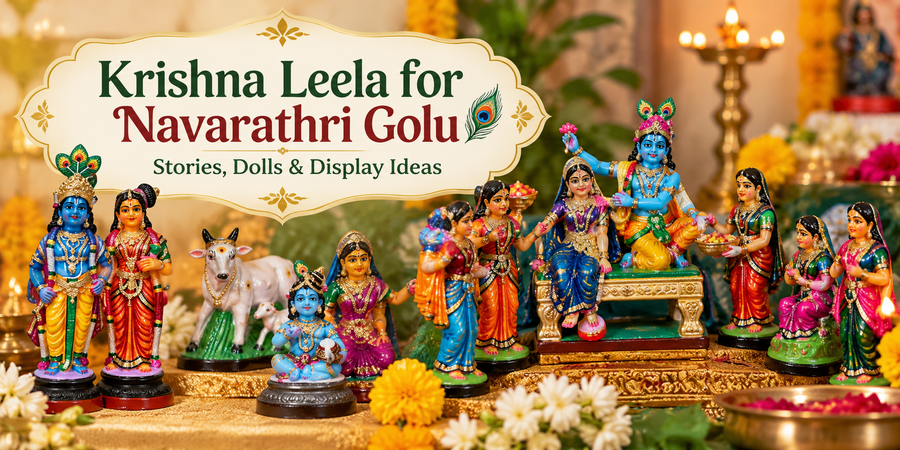 Krishna Leela for Navarathri Golu: Stories, Dolls & Display Ideas