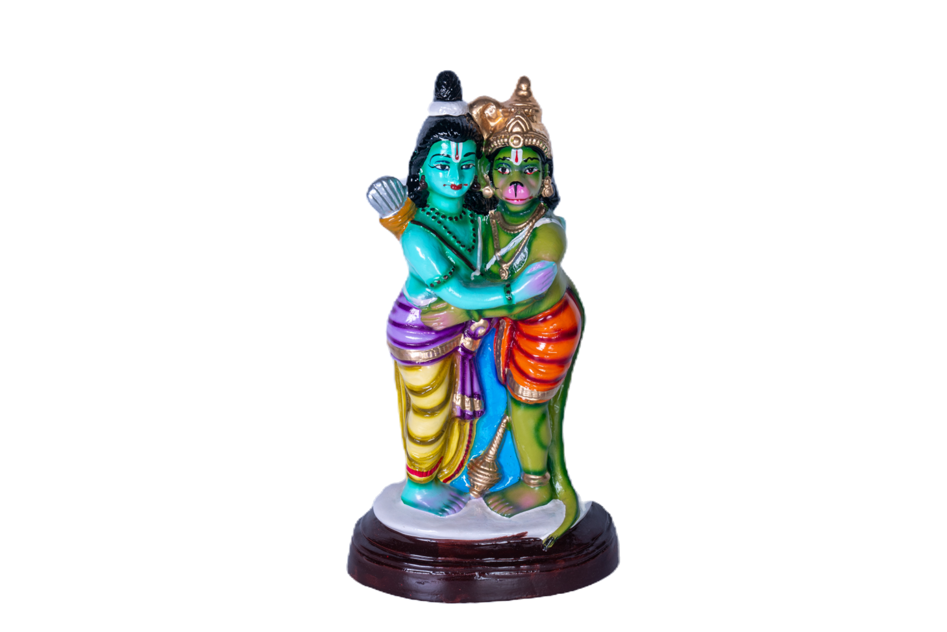 Ramar Hanuman Clay Golu Doll Set for Navaratri & Sankaranti – Swatika USA