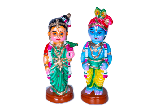 Balakrishnan Andal Paper Mache Golu Doll for Navaratri & Sankaranti – Swatika USA
