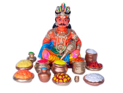 Maya Bazaar Paper Mache Golu Doll Set for Navaratri & Sankaranti – Swatika USA