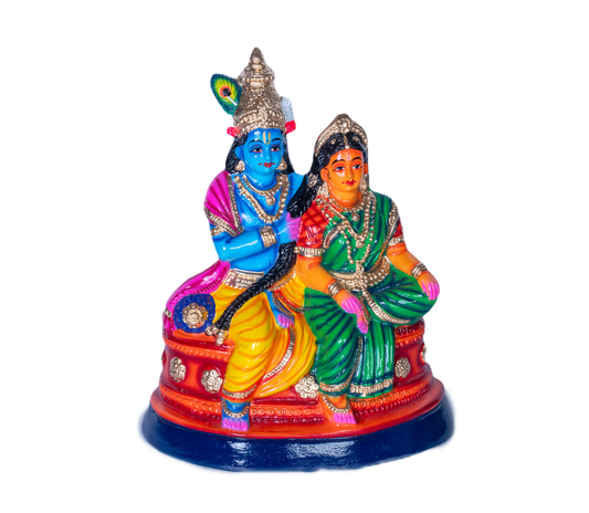 Radhai Alangaram Paper Mache Golu Doll for Navaratri & Sankaranti – Swatika USA