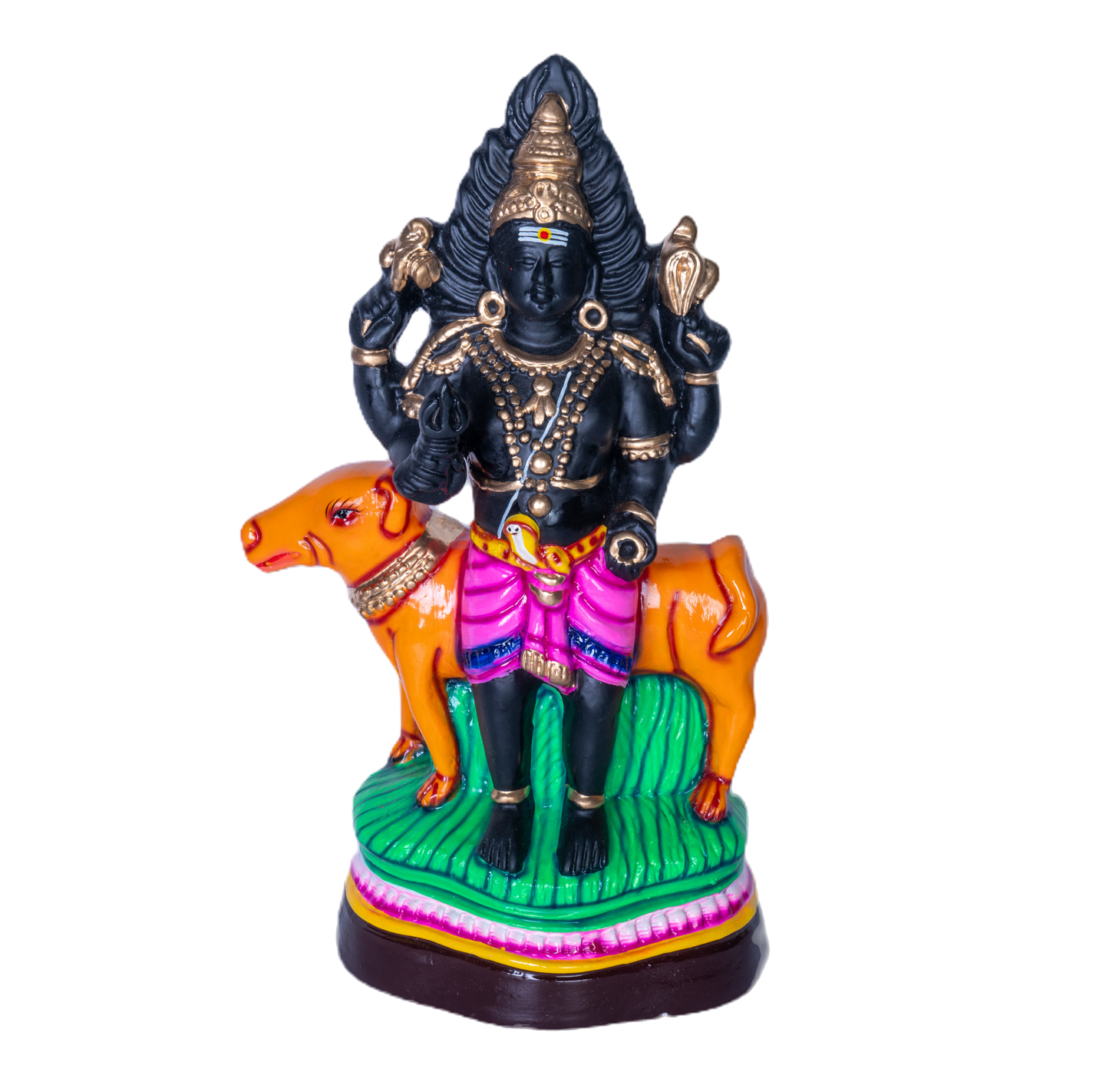 Bhairava Paper Mache Golu Doll Set for Navaratri & Sankaranti – Swatika USA