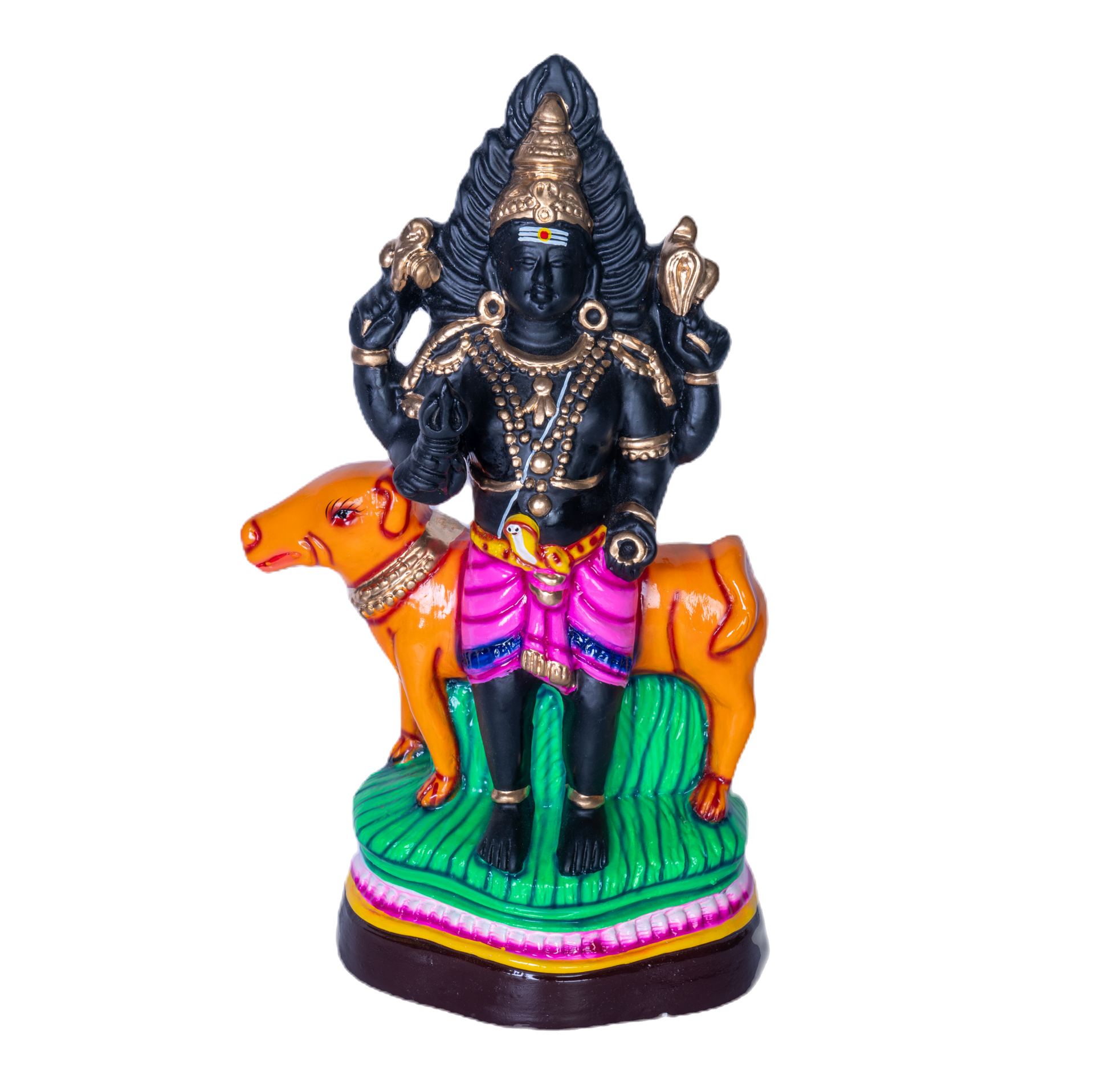 Bhairava Paper Mache Golu Doll Set for Navaratri & Sankaranti – Swatika USA