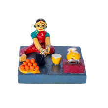 LADY WITH VEGGIES