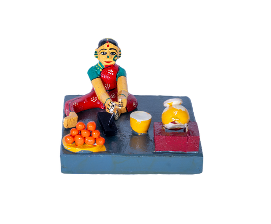 LADY WITH VEGGIES