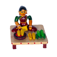 LADY WITH CORN