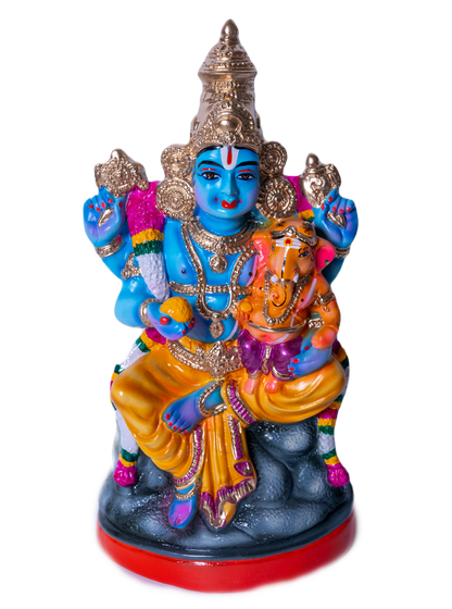 Thaimaman Vinayagar Paper Mache Golu Doll Set for Navaratri & Sankaranti – Swatika USA