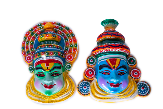 KADAKALI RAMAR KRISHNAR WALL HANGING