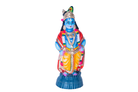 Vitoba Krishnan Paper Mache Golu Doll for Navaratri & Sankaranti – Swatika USA