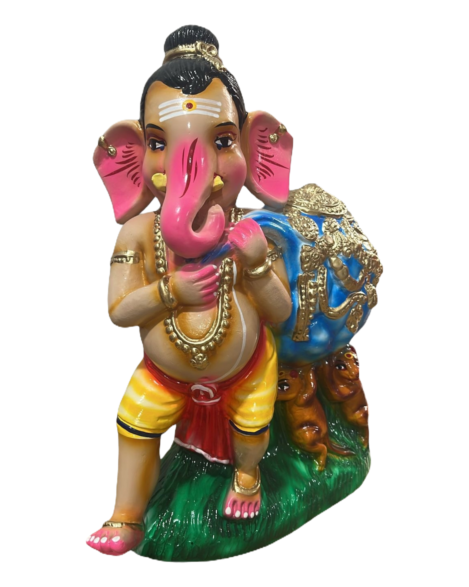 Kubera Ganapathy Paper Mache Golu Doll for Navaratri & Sankaranti – Swatika USA