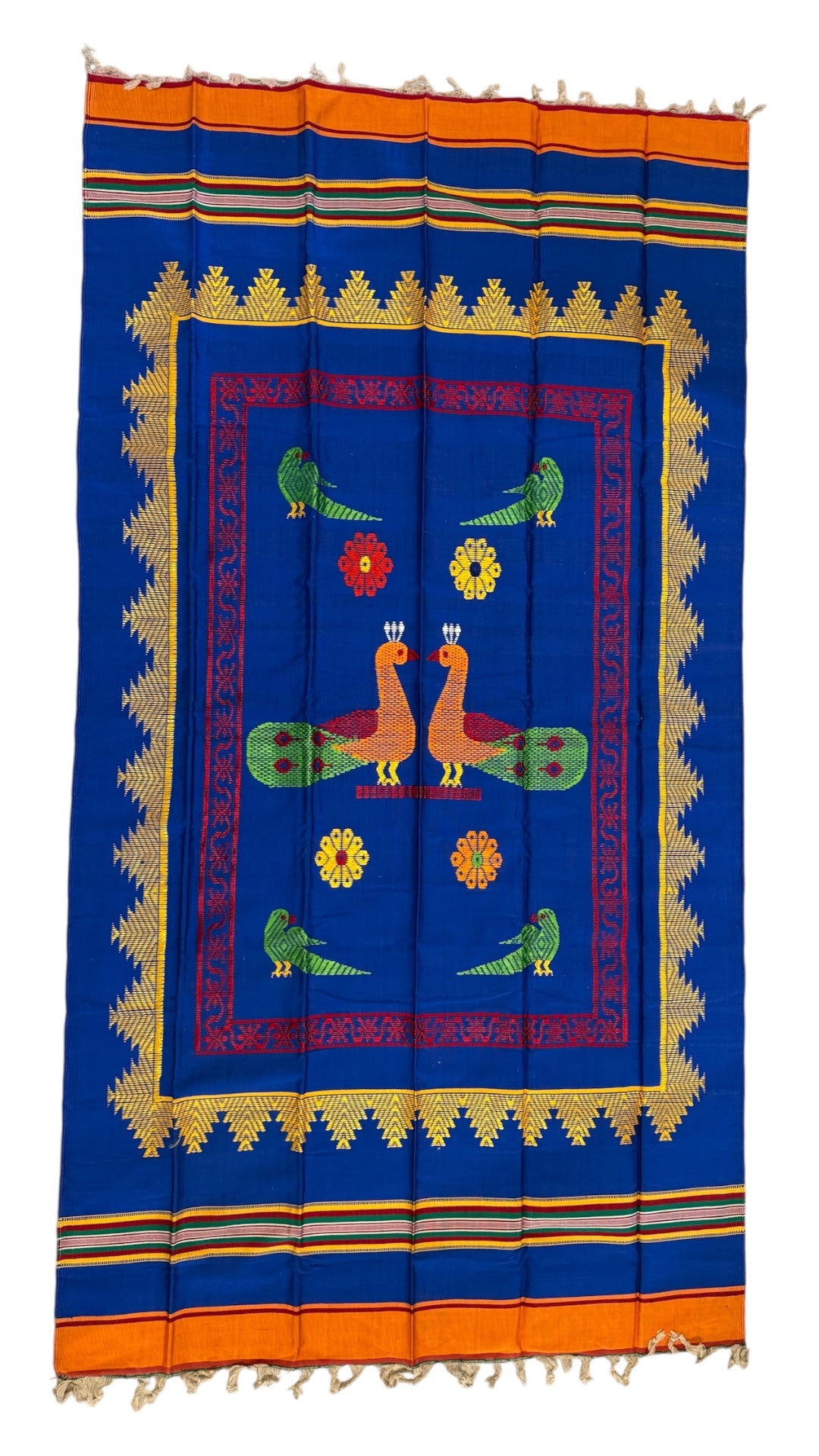 Handwoven Silk Jamakkalam - Swatika USA