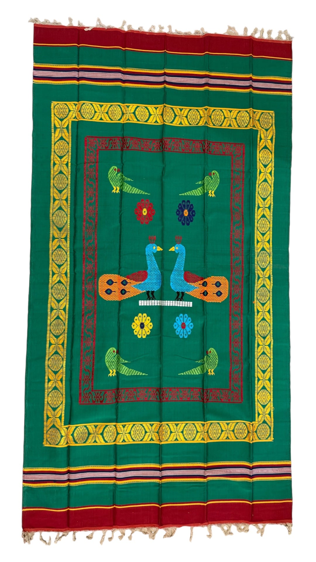 Handwoven Silk Jamakkalam - Swatika USA