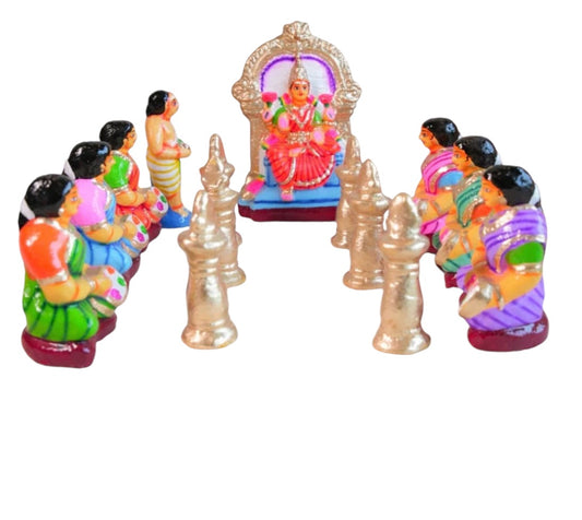 LAKSHMI VILAKKU POOJA SET