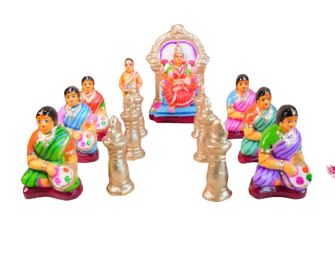 LAKSHMI VILAKKU POOJA SET