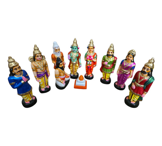 Seetha Kalyanam Clay Clay Golu Doll for Navaratri & Sankaranti – Swatika USA