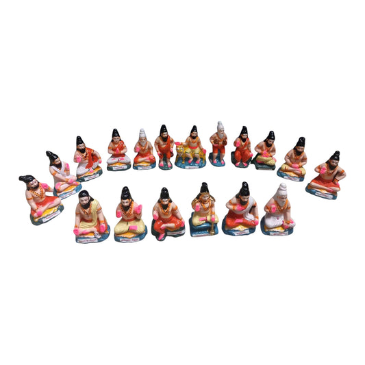 18 SIDDHARGAL Golu Doll Set for Navaratri & Sankaranti – Swatika USA