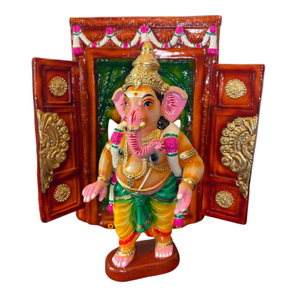 Vastu Ganapati Paper Mache Golu Doll Set for Navaratri & Sankaranti – Swatika USA