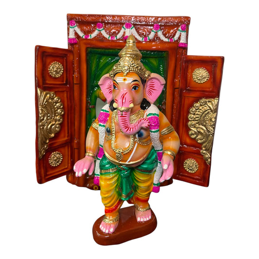 Vastu Ganapati Paper Mache Golu Doll Set for Navaratri & Sankaranti – Swatika USA