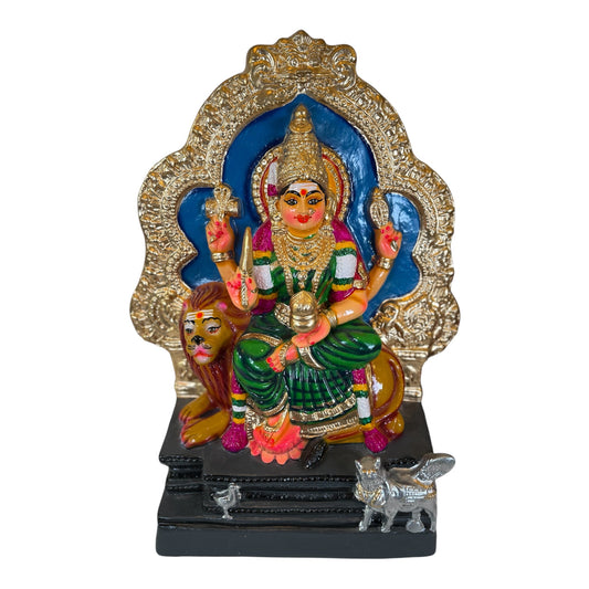 Veeramakali Amman Paper Mache Golu Doll for Navaratri & Sankaranti – Swatika USA