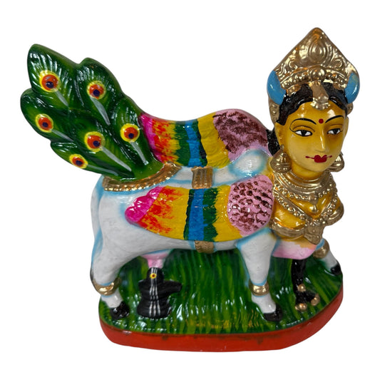 Kamadhenu Golu Clay Golu Doll for Navaratri & Sankaranti – Swatika USA