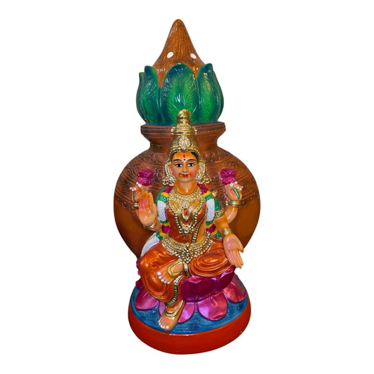 Kalasa Lakshmi Paper Mache Golu Doll for Navaratri & Sankaranti – Swatika USA