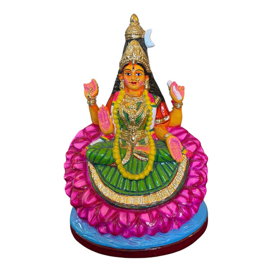 Tripura Bhairavi Paper Mache Golu Doll for Navaratri & Sankaranti – Swatika USA