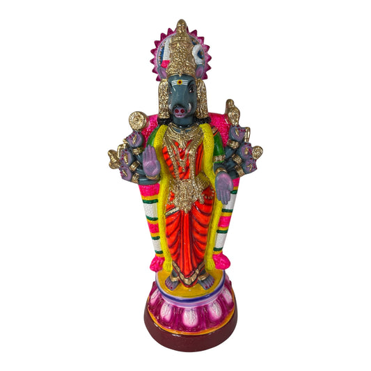 Standing Varahi Amman Paper Mache Golu Doll for Navaratri & Sankaranti – Swatika USA