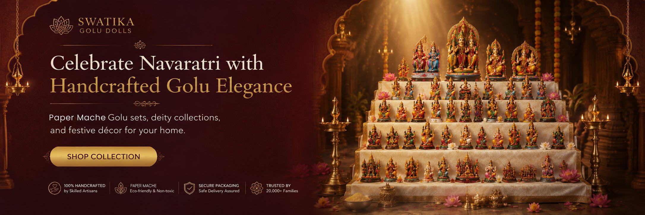 Celebrate Navaratri with handcrafted Golu elegance